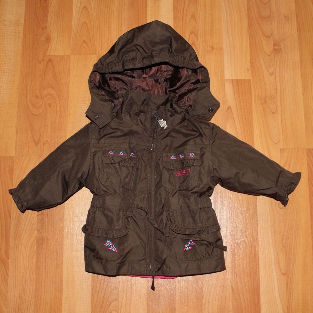 GUSTI Girls 12M Lined Hooded JACKET Windbreaker
